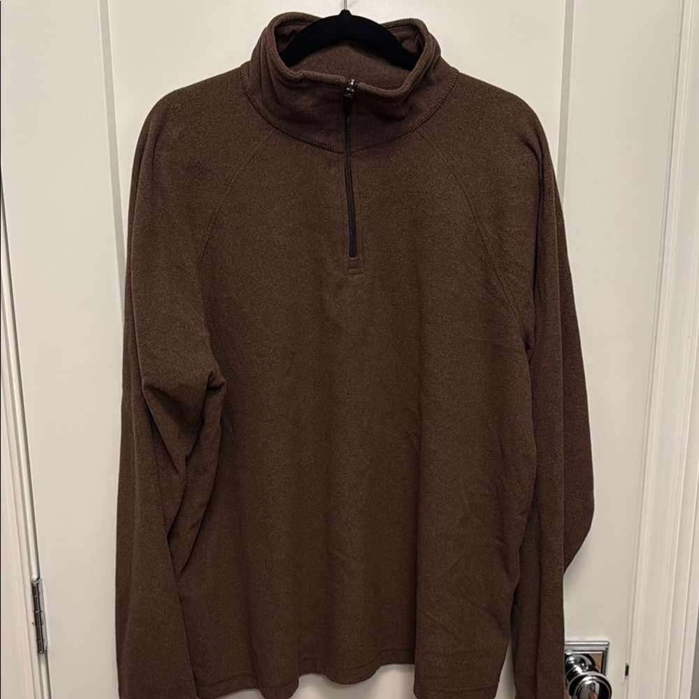 Land's End Men's Fleece Quarter Zip, Size XL